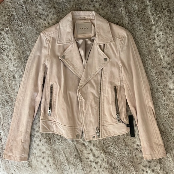 BLANKNYC Suede Leather Semi Fit Moto Jacket - Picture 1 of 6